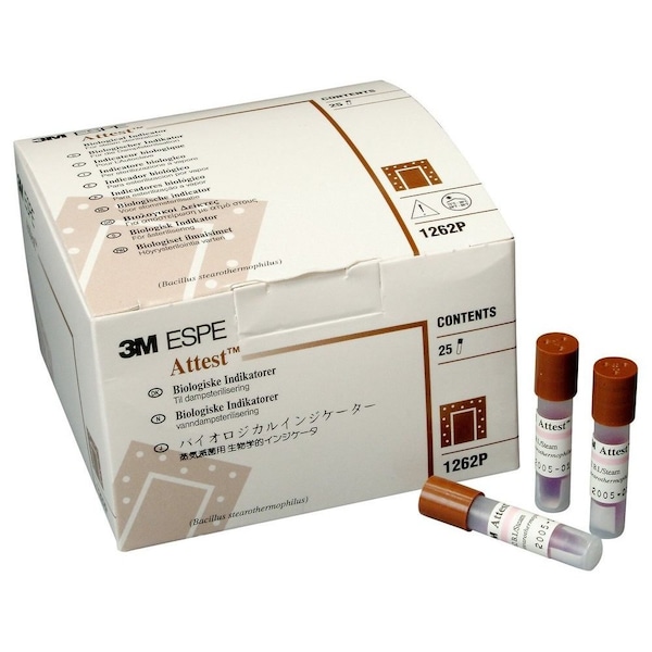 Attest Biological Indicator for Steam Starilization, PK25